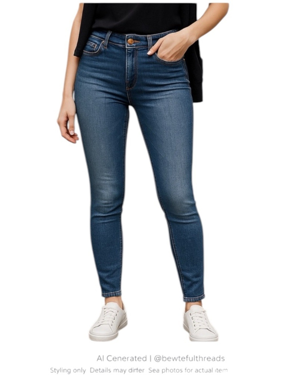 Diesel Skinzee High Rise Skinny Jeans Blue Size 28 Sculpt Fit